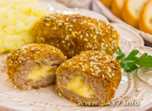 Котлета с сыром